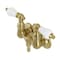 Kingston Brass AE35T7 3-3/8 Inch Wall Mount Tub Faucet, Brushed Brass AE35T7 - alternate 1
